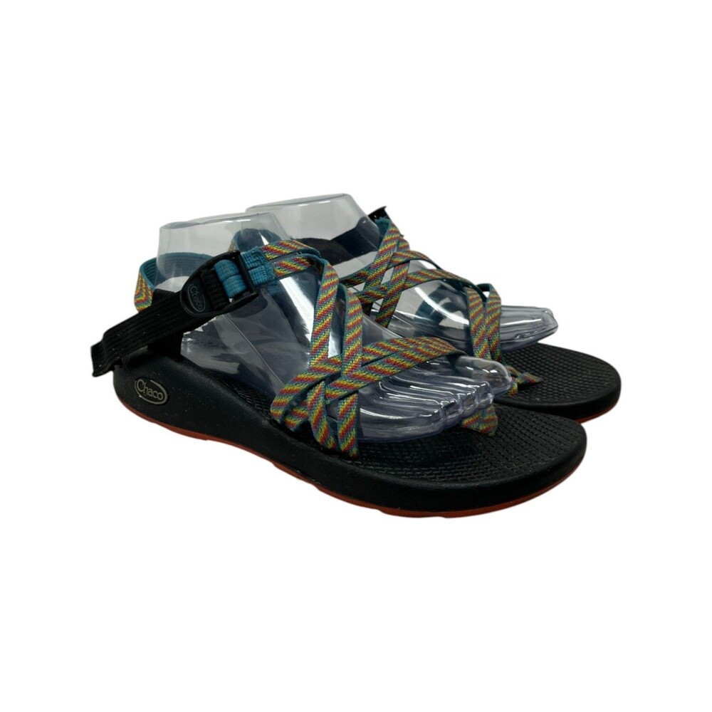 Chaco Sandal Womens Size 9 Z2 Yampa Colorado Rainbow Chevron Strappy Vibram Sole
